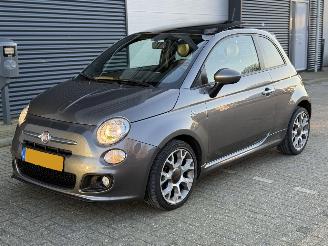 krockskadad bil auto Fiat 500S 0.9 TwinAir BTW NAP Pano Digi Airco Elekramen 2014/9