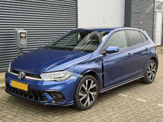 krockskadad bil auto Volkswagen Polo 1.0 TSI R-Line | DSG | Cruise | Grote Navi | Clima | 2022/4