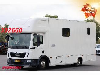 uszkodzony ciężarówki MAN TGL 8.190 Robrise Horsetruck + Camper Camera 61.047 KM! 2019/3