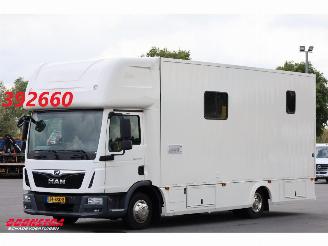 skadebil vrachtwagen MAN TGL 8.190 Robrise Horsetruck + Camper Camera 61.047 KM! 2019/3
