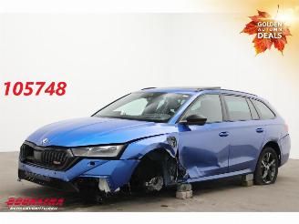 uszkodzony samochody osobowe Skoda Octavia Combi 1.4 TSI RS iV PHEV Business Pano Memory HUD ACC 2021/2