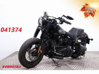 damaged motor cycles Harley-Davidson  110 FLSS Softail Slim S Vance Hines 8.428 mi! 2017/1