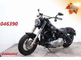 dommages motocyclettes  Harley-Davidson  FLS 103 Softail Slim Vance & Hines LED 2014/1