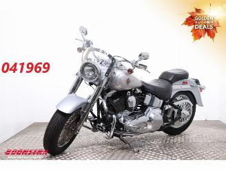 Vaurioauto  motor cycles Harley-Davidson  FLSTC Fat Boy Vance & Hines 5.551 Mijl! 2002/1