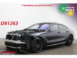 Voiture accidenté BMW 8-serie Gran Coupé M850i xDrive M-Sport Pano ACC Ventilatie Memory B&W 2021/2