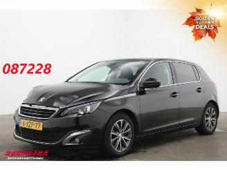 skadebil auto Peugeot 308 1.2 e-THP Allure Pano LED Navi Clima Cruise Camera PDC AHK 2014/11
