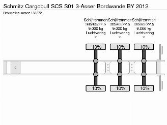Schmitz Cargobull  SCS S01 3-Asser Bordwande BY 2012 picture 15