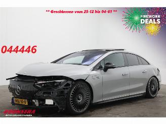 Voiture accidenté Mercedes EQE AMG 53 4MATIC+ 90 kWh Pano 360° HUD AR Burmester 830 km!! 2025/6