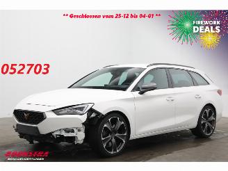 Voiture accidenté Cupra Leon VZ 2.0 TSI 310 PK 4Drive DSG LED ACC Apple/Android LRHZ Camera SHZ 2024/1