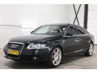 Schadeauto Audi A6 Limousine 3.2 FSI Quattro Aut. Leder Schuifdak Memory Xenon Navi Clima Crusie 149.871 km! 2008/2