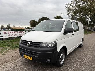 skadebil bedrijf Volkswagen Transporter 2.0 TDI 75KW L2/H1 DUBBELE CABINE MET OA AIRCO 2014/12