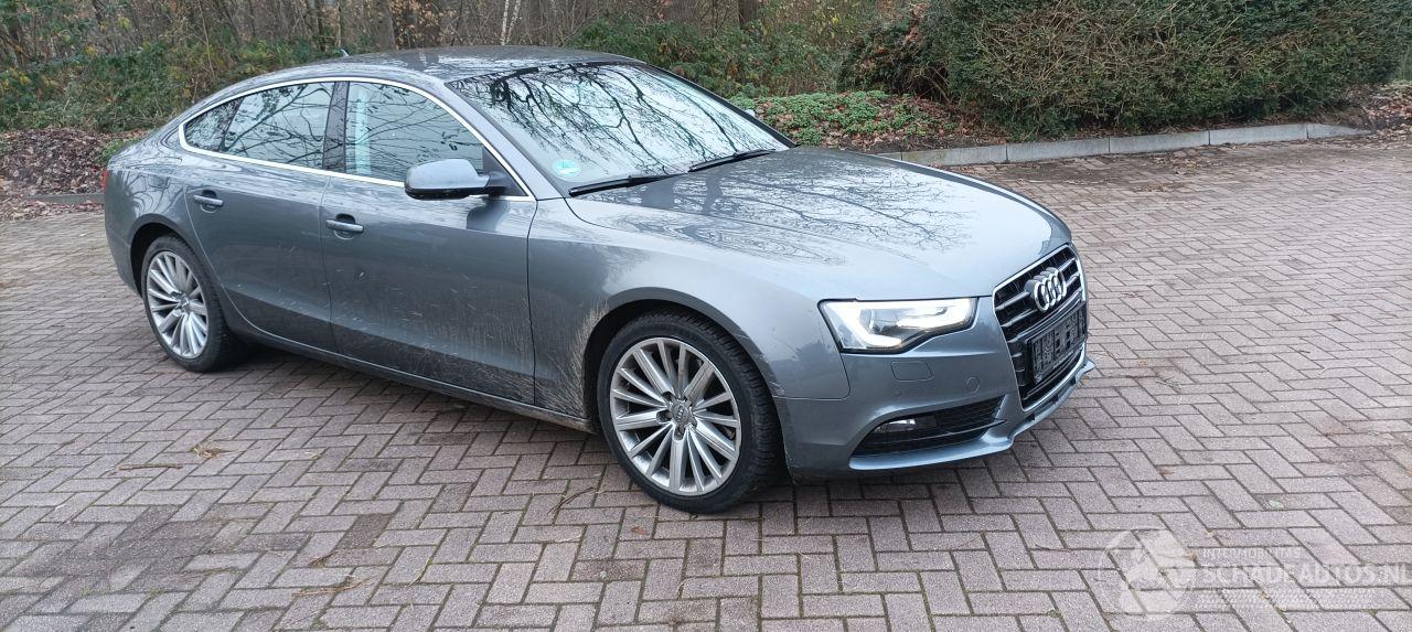 Audi A5 A5-Sportback 2.0-TDI Automatik Navi Xenon Led Climatecontrol CruiseControl Stoelverwarming Lichtautomaat Regensensor Trekhaak Parkeersensoren 18-inch Audi velgen