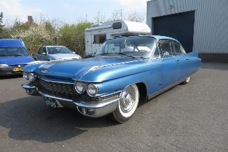 uszkodzony samochody osobowe Cadillac Fleetwood V8 SEDAN, ORIGINELE NEDERLANDSE AUTO, RIJDEND PROJECT 1960/7
