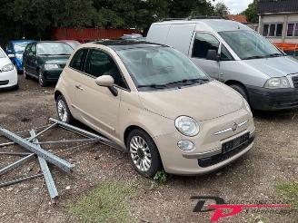 Vrakbiler auto Fiat 500 500 (312), Hatchback, 2007 0.9 TwinAir 80 2014/6