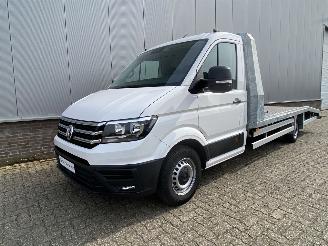 krockskadad bil bedrijf Volkswagen Crafter Oprijwagen 2.0 TDI 177PK Comfortline Automaat, Autotransporter 2021/1