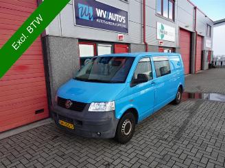 Vaurioauto  commercial vehicles Volkswagen Transporter 2.5 TDI 340 Budgetline DC airco 2007/1