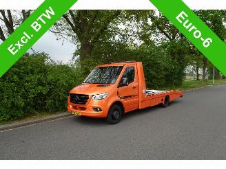 begagnad bil bedrijf Mercedes Sprinter 319 1.9 CDI crazy color edition autotransporter tijhof opbouw uniek !!! orgineel nl !!! 2023/3