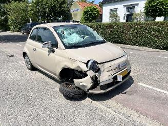 Vaurioauto  passenger cars Fiat 500 0.9 TwinAir 60 Cabrio 2014/7
