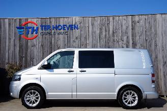 krockskadad bil auto Volkswagen Transporter T5 2.0 TDi Dubbele Cabine Airco Cruise 2X Schuifdeur 132KW Euro 5 2010/10