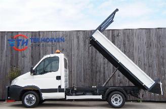 krockskadad bil auto Iveco Daily 35C12 2.3 HPi Kipper Kieper 3-Persoons Trekhaak 85KW 2008/4