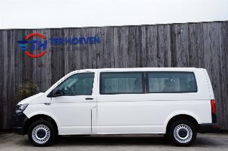 skadebil auto Volkswagen Transporter T6 2.0 TDi Lang 9-Persoons Airco Isofix 62KW Euro 6 2017/8