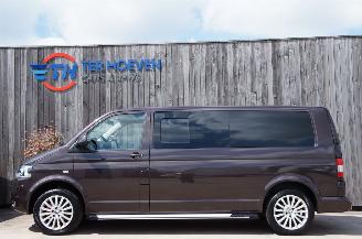 Unfallwagen Volkswagen Transporter T5 2.0 TDi Lang Dubbele Cabine Airco Navi Cruise 103KW Euro 5 2011/9
