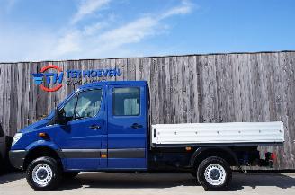 Schadeauto Mercedes Sprinter 315 CDi 4X4 Dubbele Cabine Open Laadbak Airco Trekhaak 110KW 2009/6