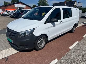 skadebil bedrijf Mercedes Vito 114 2.2 CDI 100KW DC 5P LANG AIRCO KLIMA EURO6 2016/12