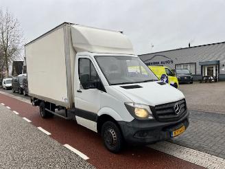 krockskadad bil bedrijf Mercedes Sprinter 514 2.2 CDI 105KW DL KOFFER LAADKLEP KLIMA EURO6 2017/10