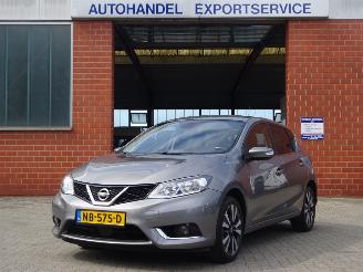 uszkodzony samochody osobowe Nissan Pulsar 1.2i Automaat N-Connecta, Leer, Airco, Navi, Cruise, Camera 2017/1