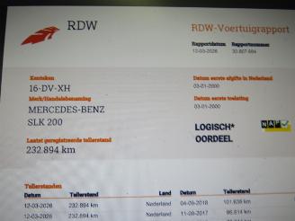 Mercedes SLK 200 SLK Cabrio  232.000km Nap  topstaat  parkeerschade picture 8