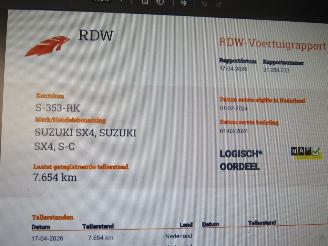 Suzuki SX4 1.5 Hybride Benzine Elektrisch Style 7.000km Automaat  Camera Navigatie Leer picture 9