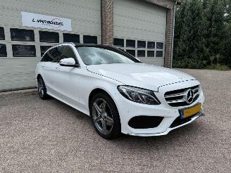 Unfallwagen Mercedes C-klasse 180 Prestige Automaat Pano Navi Leder 2015/2