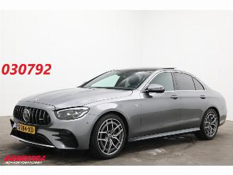 skadebil auto Mercedes E-klasse AMG 53 4MATIC Pano Matrix ACC 360° 16.578 km! 2022/2