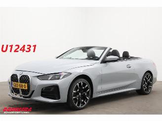krockskadad bil auto BMW 4-serie Cabrio 420i M-Sport LED Leder Memory Camera SHZ AHK 227 km!! 2025/2