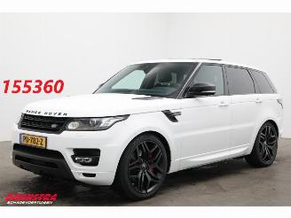 krockskadad bil auto Land Rover Range Rover sport 3.0 SDV6 Hybrid HSE Pano LED Meridian Memory LRHZ 360° 81.651 km! 2017/6