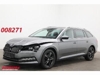skadebil auto Skoda Superb Combi 2.0 TDI 200 PK DSG 4X4 LED ACC Memory Virtual SHZ 2023/8