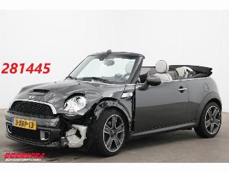 skadebil auto Mini Cooper S Cabrio 1.6 Chili Aut. Orig. NL Leder Navi Clima Cruise SHZ 36.483 km! 2014/10
