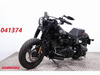 damaged motor cycles Harley-Davidson  110 FLSS Softail Slim S Vance Hines 8.428 mi! 2017/1
