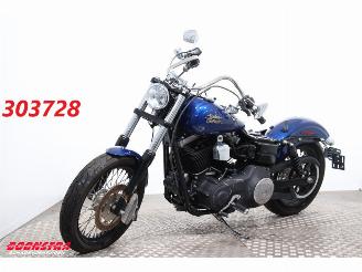 damaged motor cycles Harley-Davidson  FXDB Dyna Street Bob Vance & Hines 2015/1