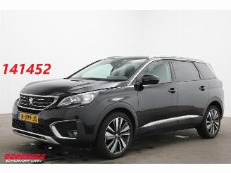 krockskadad bil auto Peugeot 5008 1.2 PureTech 130 PK Aut. Blue Lease 7-Pers. Navi Clima Cruise Camera PDC 2020/2
