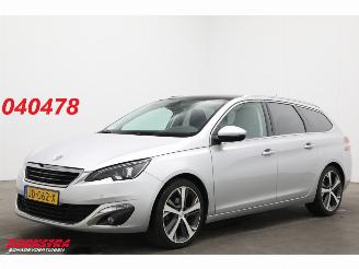 krockskadad bil auto Peugeot 308 SW 1.2 PureTech Aut. Allure Pano LED Navi Clima Cruise PDC 2016/2