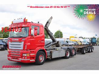 dañado camiones Scania R R480 Joab + Kelberg 6X2 Anhänger 2007/4