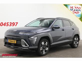krockskadad bil auto Hyundai Kona 1.6 GDI HEV Premium Ventilatie ACC LED Pano Memory 360° AHK 2024/4