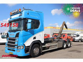 danneggiata veicoli industriali Scania R R500 6X2 Retarder VDL Haakarm Standclima Leder Navi Camera 2019/4