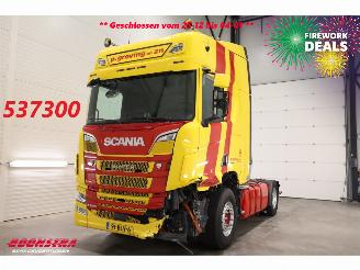 dañado camiones Scania R R520 V8 Alcoa Leder Standairco 2019/3