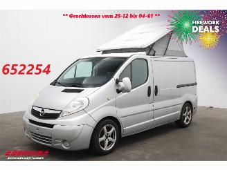 krockskadad bil camper Opel Vivaro 2.0 LPG Aufstelldach / Hefdak Airco PDC AHK camper 2008/5