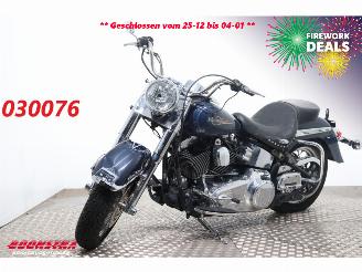 krockskadad bil motor Harley-Davidson Bonneville FLSTC Heritage Softail Classic Python BY 2008 2008/1