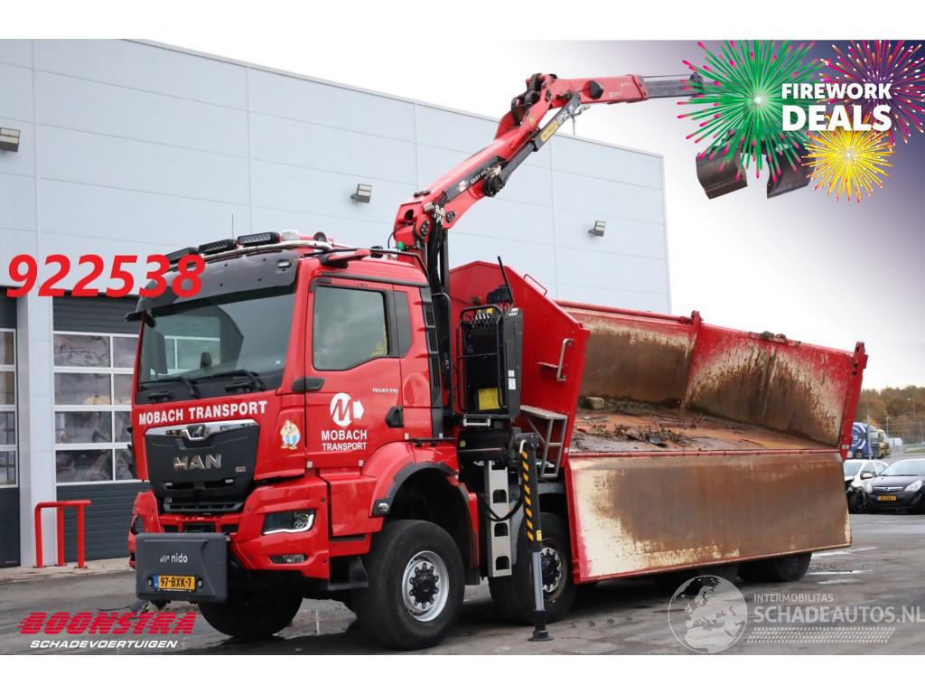 MAN TGS 43.510 8X8 Widespread Palfinger Q170Z84TI Kran 62.358 km!!