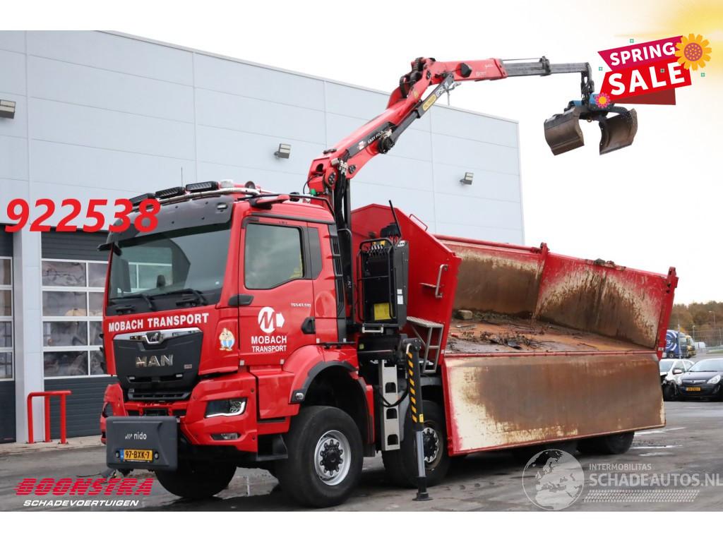 MAN TGS 43.510 8X8 Widespread Palfinger Q170Z84TI Kran 62.358 km!!